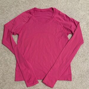 lululemon Swiftly long sleeve shirt top 2.0 race length sonic pink
